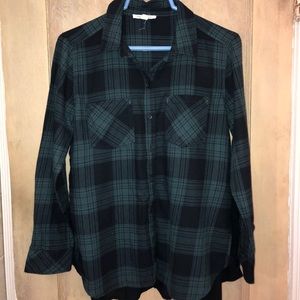 Green and Black Flannel